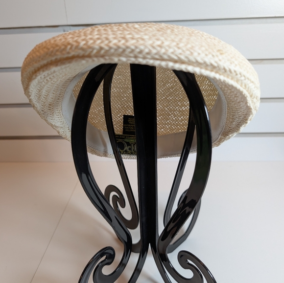 DORFMAN Pacific Seagrass Straw Natural Newsboy Hat NWOT Small Unisex - Picture 2 of 6